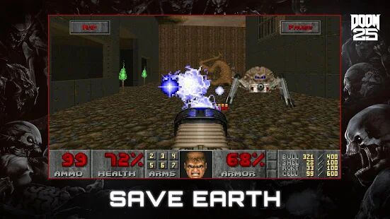 Скачать бесплатно DOOM II [Мод много монет] 1.0.8.209 - Русская версия apk на Андроид