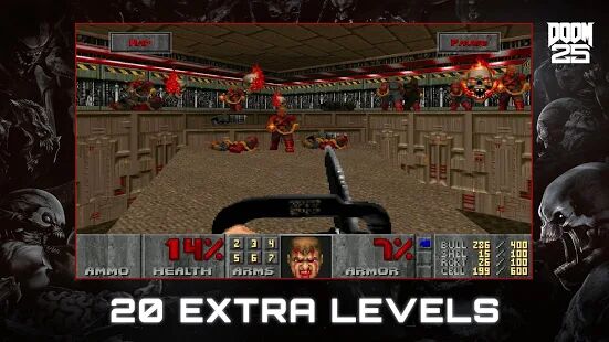 Скачать бесплатно DOOM II [Мод много монет] 1.0.8.209 - Русская версия apk на Андроид