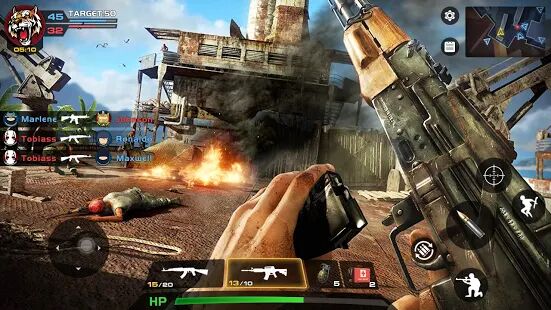 Скачать бесплатно Шутер Critical Action :Gun Strike Ops [Мод меню] 2.6.16 - RU apk на Андроид