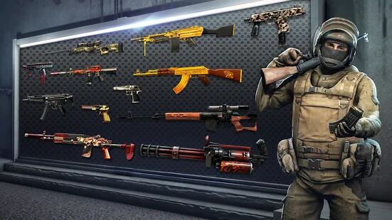 Скачать бесплатно FPS Elite Strike - SWAT Gun Shooting Game 3D [Мод открытые уровни] 1.1.1 - Русская версия apk на Андроид