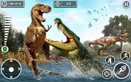 Скачать бесплатно Wild Animal Hunt 2021: Dino Hunting Games [Мод много денег] Зависит от устройства - Русская версия apk на Андроид