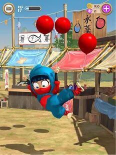 Скачать бесплатно Clumsy Ninja [Мод открытые покупки] 1.32.2 - Русская версия apk на Андроид