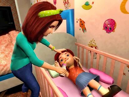 Скачать бесплатно Virtual Mother Game: Family Mom Simulator [Мод безлимитные монеты] 1.35 - Русская версия apk на Андроид