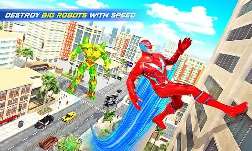 Скачать бесплатно Grand Police Robot Speed Hero City Cop Robot Games [Мод много монет] 26 - Русская версия apk на Андроид