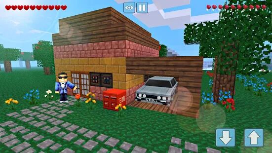 Скачать бесплатно Block Craft World 3D: Mini Crafting and building! [Мод много денег] 1.4.3 - Русская версия apk на Андроид