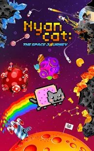 Скачать бесплатно Nyan Cat: The Space Journey [Мод открытые покупки] 1.05 - RU apk на Андроид