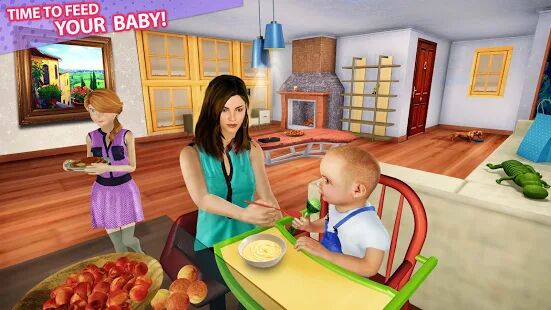 Скачать бесплатно New Baby Single Mom Family Adventure [Мод безлимитные монеты] 1.1.9 - Русская версия apk на Андроид