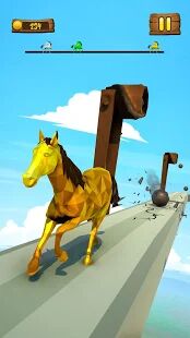 Скачать бесплатно лошадь бегать весело гонка 3D Единорог игры [Мод меню] 3.2 - Русская версия apk на Андроид