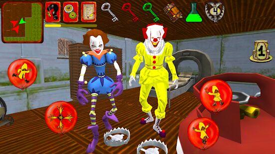 Скачать бесплатно Clown Brothers. Neighbor Escape 3D [Мод открытые покупки] 1.5 - RUS apk на Андроид