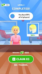 Скачать бесплатно Wig Master [Мод много монет] 1.3.1 - RU apk на Андроид