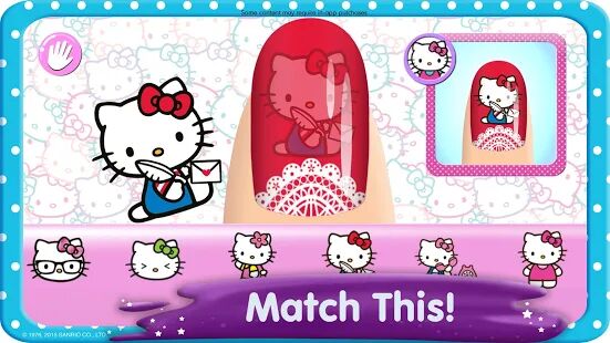 Скачать бесплатно Маникюрный салон Hello Kitty [Мод много монет] 1.11 - RU apk на Андроид