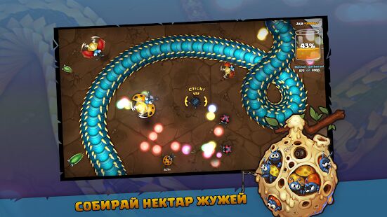 Скачать бесплатно Little Big Snake [Мод открытые уровни] 2.6.39 - Русская версия apk на Андроид