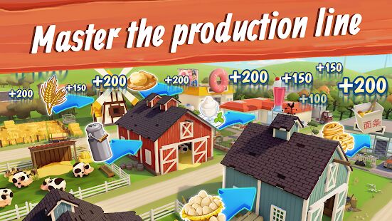 Скачать бесплатно Big Farm: Mobile Harvest  [Мод открытые уровни] 7.12.20919 - Русская версия apk на Андроид