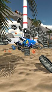 Скачать бесплатно Stunt Truck Jumping [Мод открытые уровни] 1.8.3 - RUS apk на Андроид