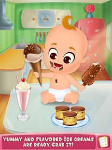 Скачать бесплатно Mommy Homemade Ice Cream Cooking [Мод много денег] 1.0 - Русская версия apk на Андроид