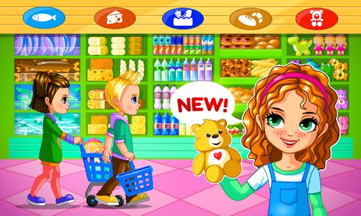 Скачать бесплатно Supermarket Game 2 (Игра про супермаркет-2) [Мод открытые покупки] 1.26 - RUS apk на Андроид