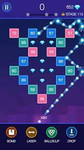 Скачать бесплатно Bricks Breaker - Glow Balls [Мод меню] 1.21.208 - RU apk на Андроид