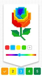 Скачать бесплатно Draw.ly - Color by Number Pixel Art Magic Coloring [Мод много монет] 3.2.2 - Русская версия apk на Андроид