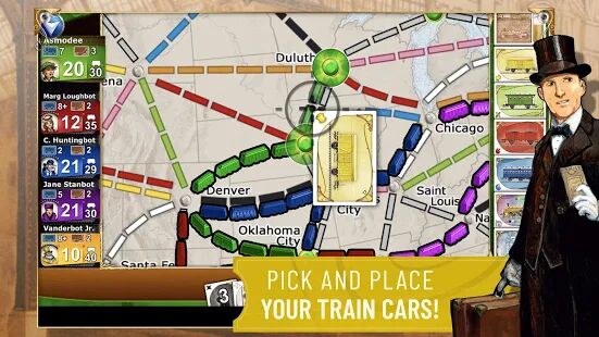 Скачать бесплатно Ticket to Ride [Мод безлимитные монеты] 2.7.11-6980-90471d26 - RUS apk на Андроид