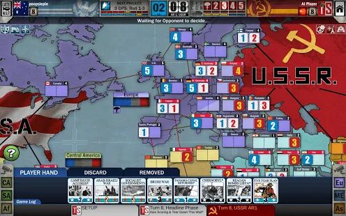 Скачать бесплатно Twilight Struggle [Мод открытые покупки] 1.4.2 - Русская версия apk на Андроид