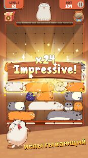 Скачать бесплатно Haru Cats: Slide Block Puzzle [Мод много денег] 1.5.8 - RU apk на Андроид