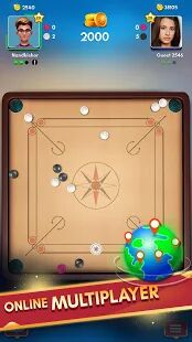 Скачать бесплатно Carrom King™ - Best Online Carrom Board Pool Game [Мод много денег] 3.5.0.90 - Русская версия apk на Андроид