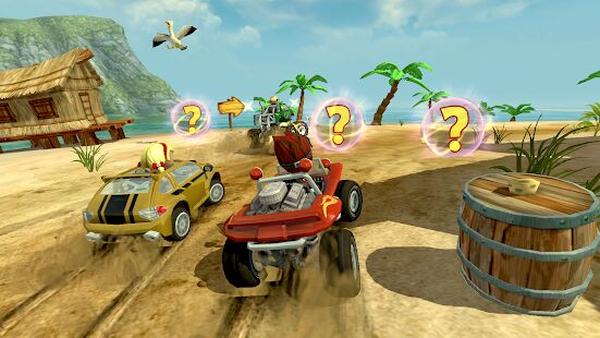 Скачать бесплатно Beach Buggy Racing [Мод открытые покупки] 1.2.25 - RUS apk на Андроид