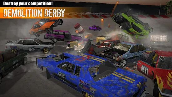 Скачать бесплатно Demolition Derby 3 [Мод много денег] 1.1.017 - RU apk на Андроид