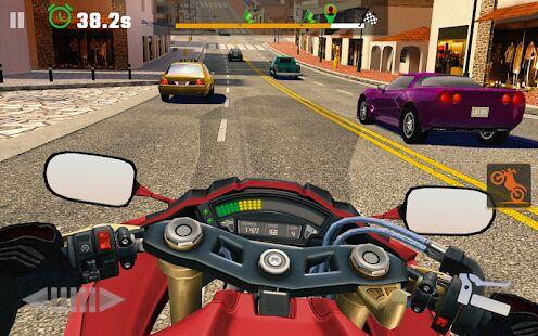 Скачать бесплатно Moto Rider GO: Highway Traffic [Мод открытые уровни] 1.30.2 - RU apk на Андроид