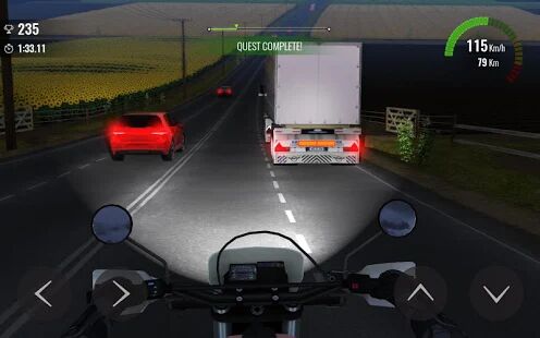 Скачать бесплатно Moto Traffic Race 2: Multiplayer [Мод много денег] 1.21.00 - RUS apk на Андроид