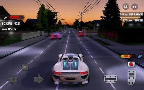 Скачать бесплатно Race the Traffic Nitro [Мод много денег] 1.4.0 - RU apk на Андроид