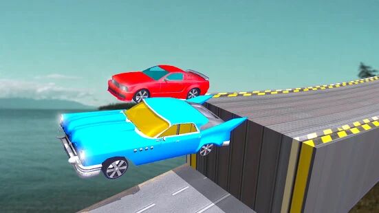 Скачать бесплатно Chained Cars Against Ramp 3D - Free Racing Game [Мод много монет] Зависит от устройства - RU apk на Андроид