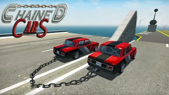 Скачать бесплатно Chained Cars Against Ramp 3D - Free Racing Game [Мод много монет] Зависит от устройства - RU apk на Андроид