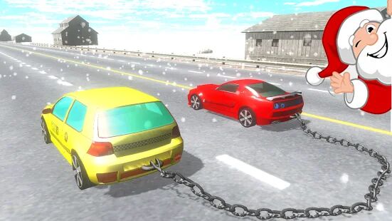 Скачать бесплатно Chained Cars Against Ramp 3D - Free Racing Game [Мод много монет] Зависит от устройства - RU apk на Андроид