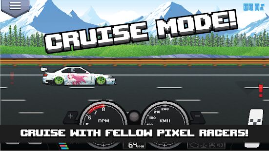 Скачать бесплатно Pixel Car Racer [Мод много денег] 1.1.80 - RU apk на Андроид