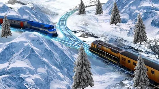 Скачать бесплатно Train Racing Games 3D 2 Player [Мод открытые покупки] 8.1 - Русская версия apk на Андроид