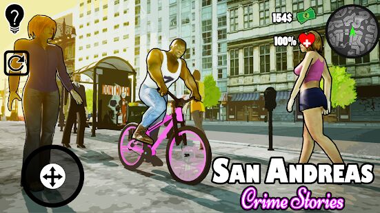 Скачать бесплатно San Andreas Crime Stories [Мод открытые покупки] 1.0 - RU apk на Андроид