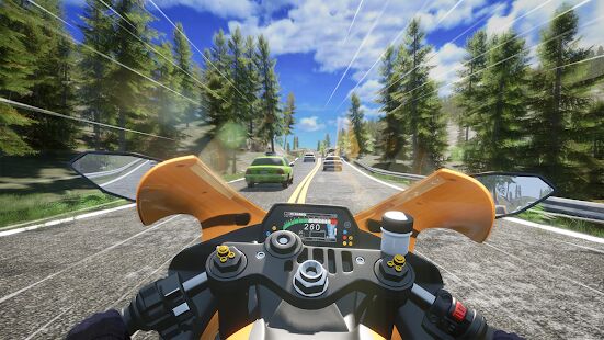 Скачать бесплатно Speed Motor Dash:Real Simulator [Мод меню] 1.16 - RUS apk на Андроид