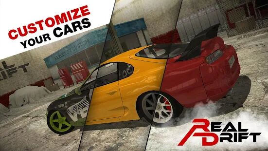 Скачать бесплатно Real Drift Car Racing Lite [Мод открытые уровни] 5.0.8 - Русская версия apk на Андроид