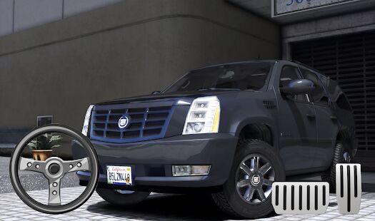 Скачать бесплатно Drive Cadillac Escalade SUV - City & Parking [Мод открытые покупки] 5.2 - Русская версия apk на Андроид
