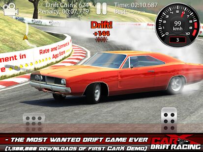 Скачать бесплатно CarX Drift Racing Lite [Мод много монет] 1.1 - Русская версия apk на Андроид