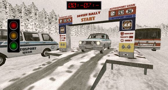 Скачать бесплатно Soviet Rally [Мод открытые покупки] 1.04 - Русская версия apk на Андроид