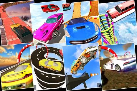 Скачать бесплатно Impossible GT Car Driving Tracks: Big Car Jumps [Мод открытые покупки] 1.0 - Русская версия apk на Андроид