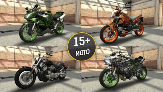 Скачать бесплатно Moto Racing 3D [Мод открытые покупки] 1.5.12 - RUS apk на Андроид