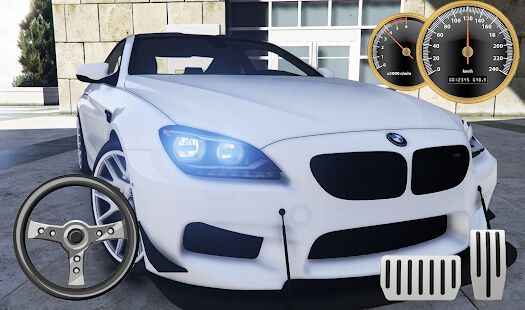 Скачать бесплатно Drive BMW M6 Coupe - City & Parking [Мод открытые уровни] 5.2 - RU apk на Андроид