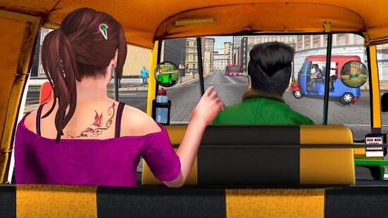 Скачать бесплатно Modern Rickshaw Driving Simulator - New Games 3D [Мод открытые уровни] 1.8.1 - Русская версия apk на Андроид