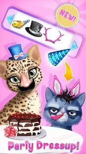 Скачать бесплатно Cat Hair Salon Birthday Party - Virtual Kitty Care [Мод открытые уровни] 8.0.80007 - Русская версия apk на Андроид