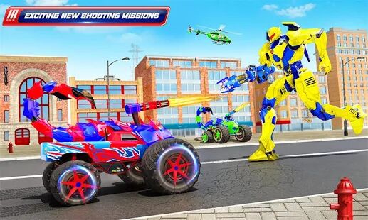 Скачать бесплатно Scorpion Robot Monster Truck Transform Robot Games [Мод открытые уровни] 16 - Русская версия apk на Андроид