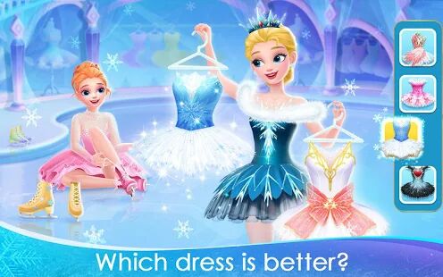 Скачать бесплатно Romantic Frozen Ballet Life [Мод открытые уровни] 1.1.6 - Русская версия apk на Андроид