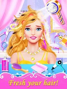 Скачать бесплатно Girl Games: Hair Salon Makeup Dress Up Stylist [Мод меню] 1.4 - RUS apk на Андроид